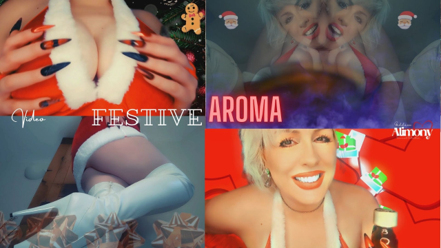FESTIVE AROMA video from Goddess Alimony