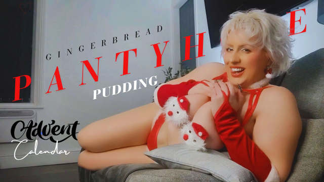 GINGERBREAD PANTYHOSE PUDDING (ADVENT CALENDAR DAY 12) video from Goddess Alimony