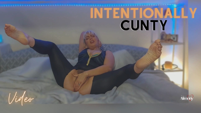 INTENTIONALLY CUNTY video from Goddess Alimony
