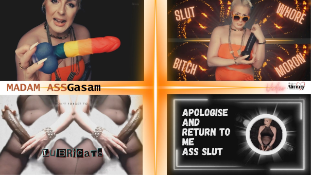 MADAM AssGasm video from Goddess Alimony