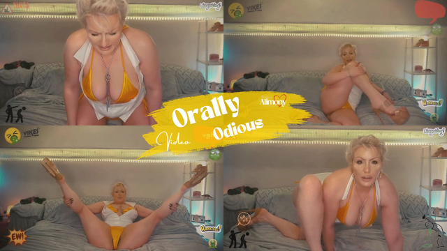 ORALLY ODIOUS video from Goddess Alimony