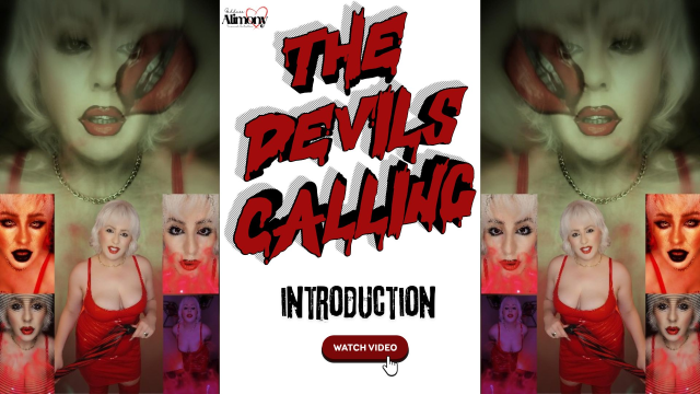 THE DEVIL'S CALLING INTRODUCTION video from Goddess Alimony