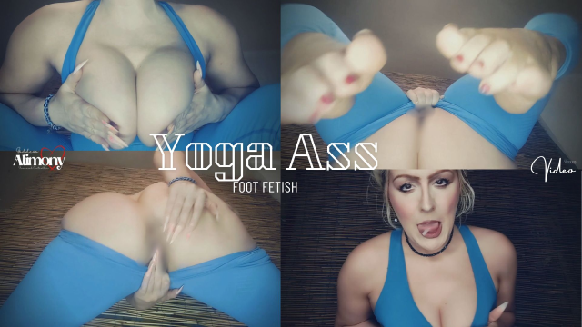 YOGA ASS Foot Fetish video from Goddess Alimony