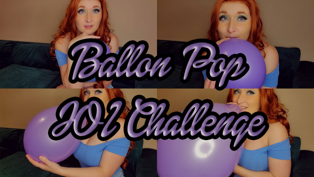 Big Balloon Pop JOI video from Dahlia Lark