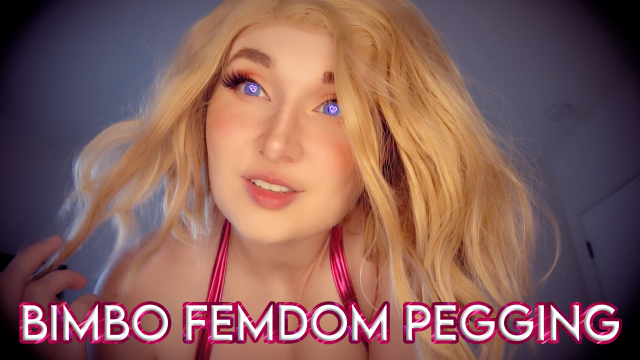 Bimbo Femdom Pegging video from Dahlia Lark