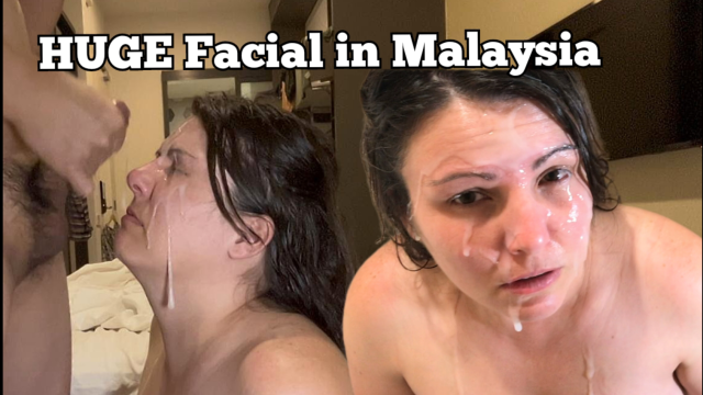HUGE FACIAL & Wet Pussy with Blowjob in Malaysia video from DaisyCox
