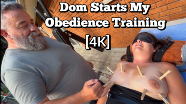 Master Trains Sex Slave Submissive in Obedience and Pain video from DaisyCox
