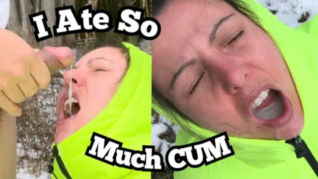 Mouthful Of Hot Creamy Cum & on Puffy Jacket video from DaisyCox