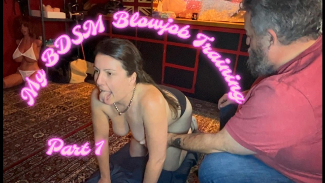 SLUT Blowjob Cock Worship BDSM Obedience Submissive Part1 video from 
