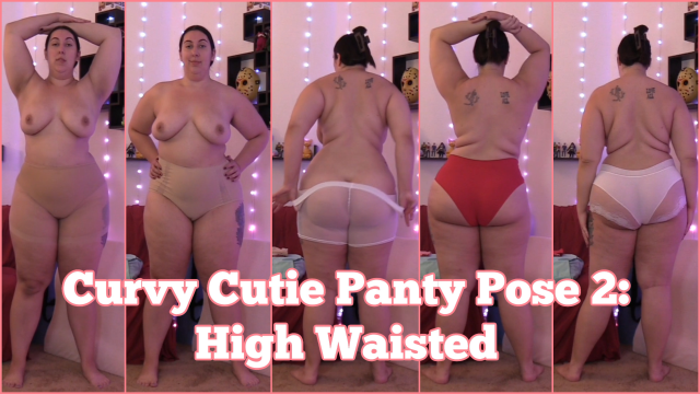 Curvy Cutie Panty Pose 2: High Waisted video from Dani Sorrento