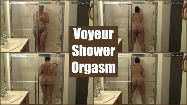 Voyeur Shower Orgasm video from Dani Sorrento