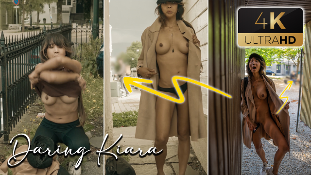 Public Dildo Solo in Busy City Center video from DaringKiara