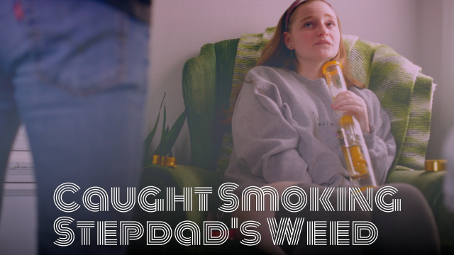 Stoner Chick vs Stepdad Dick video from Delilah Cass