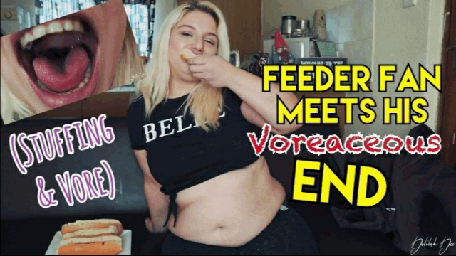 Feeder Fan Meets His Voreaceous End video from Delilah Dee