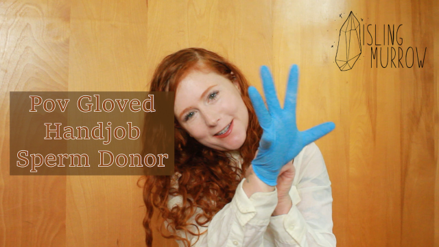 POV Gloved Handjob Sperm Sample video from 