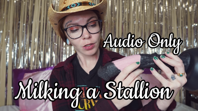 Milking a Stallion AUDIO ONLY video from Delphoxi