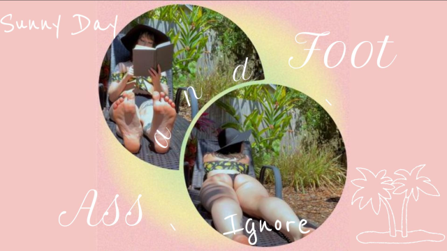 Sunny Day Ass and Foot Ignore video from Ditria Rose