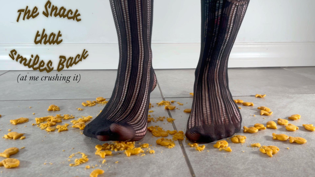 The Snack that Smiles Back (at me crushing it) ASMR video from Ditria Rose