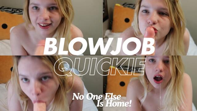 POV Blowjob Quickie Now That We're Alone video from DitsyDaisy