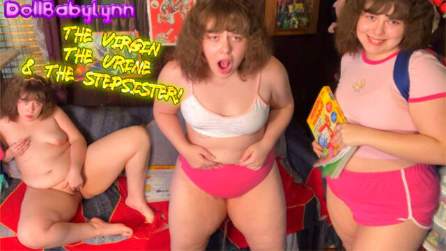 The Virgin The Urine & The stepSister! Custom POV video from DollBabyLynn