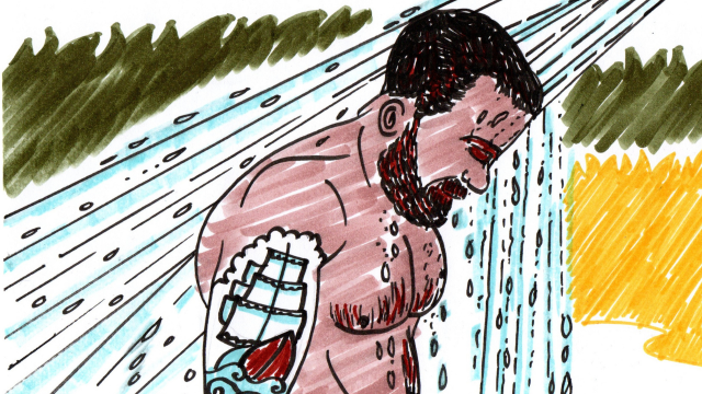 Hot Guy In The Shower/DrawingforPleasure video from