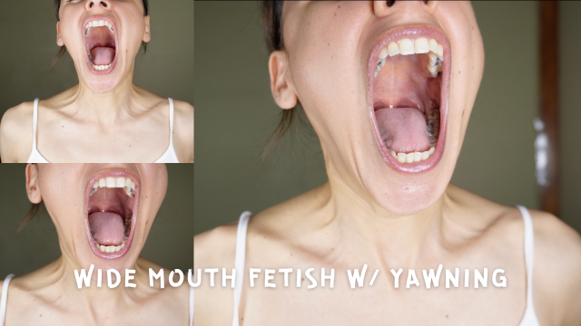 Wide Mouth Fetish w/ Yawning video from Easy Andy