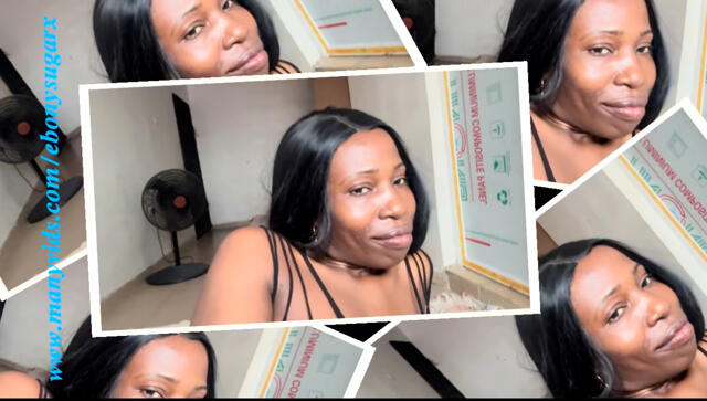 Dirty Talking Ebony Shows Off Her Creamy Pussy video