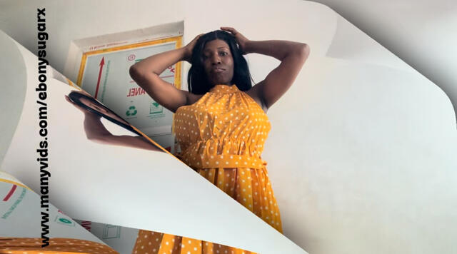 Ebony SFW Video - Non Nude Dance Tease video from Rose
