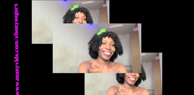 Slutty Ebony Pussy Gaping & Dirty Talk - Custom video from Rose