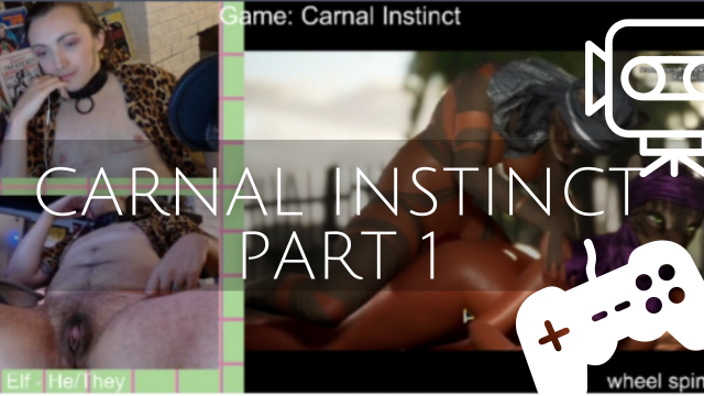 FTM Gamer Plays Furry Futa Sex Game pt 1 video from Elf Reindeer