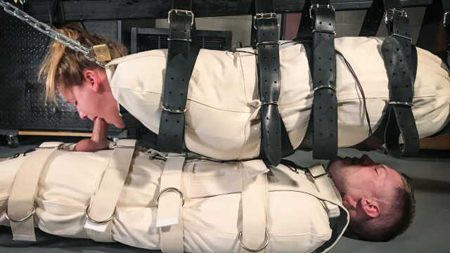 A Suspended Suck - JimmyUSMC, Sasha & Elise Graves video from Elise Graves