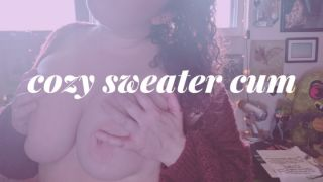 Cozy Sweater Cum video from Ellamourne