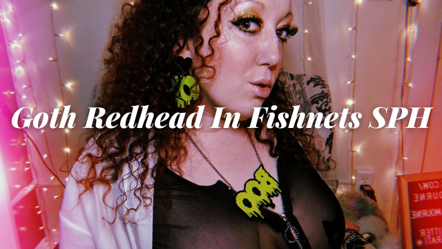 Goth Redhead In Fishnets Cruel SPH video from Ellamourne