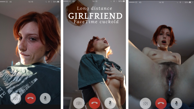 Long distance FaceTime cuckold video from Elle Marz