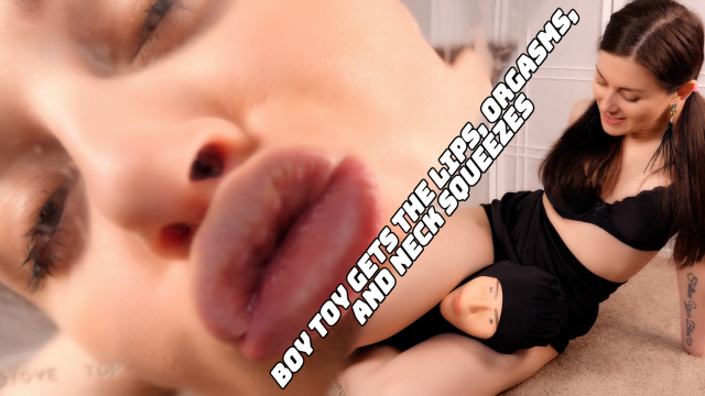 BOY TOY GETS THE LIPS, ORGASMS, AND NECK SQUEEZES 1080P - ELLIE IDOL video from Ellie Idol