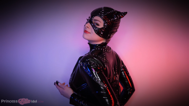 CATWOMAN SHOCKS YOUR COCK AND FUCKS YOU UP ON INHALANTS video from Ellie Idol