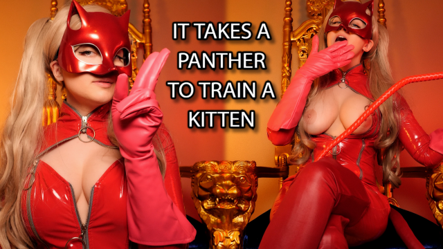 IT TAKES A PANTHER TO TRAIN A KITTEN video from Ellie Idol