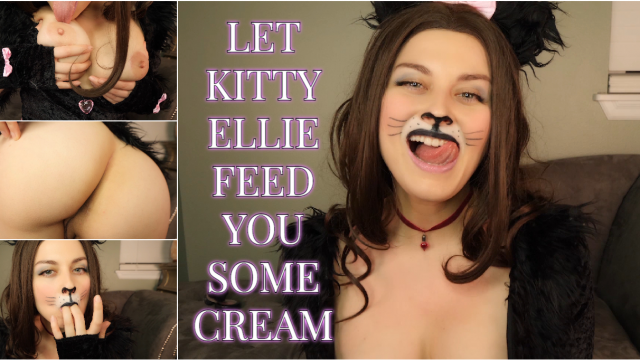 LET KITTY ELLIE FEED YOU SOME CREAM video from Ellie Idol