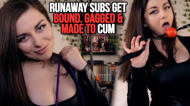 RUNAWAY SUBS GET BOUND, GAGGED, AND MADE TO CUM 1080P - ELLIE IDOL video from Ellie Idol