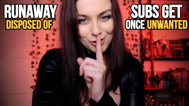 RUNAWAY SUBS GET DISPOSED OF ONCE UNWANTED 1080P - ELLIE IDOL video from Ellie Idol
