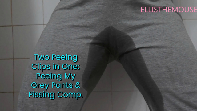 Two Pee Clips in One: Peeing Grey Pants & Pissing Comp. video from