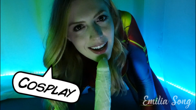 Captain Marvel Skrull Suck and Fuck video from Emilia Song