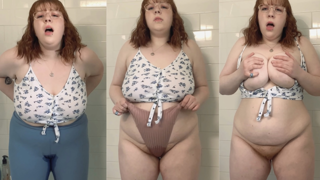 BBW Pee Desperation and Masturbation video from Evelyn Knight