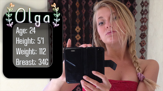 Olga rubs one out, and shows the goods. video from ExGF Vids