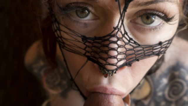 Felix x Mickey Mod // pov mask fetish wet & messy bbc interracial blowjob video from Felix Rae