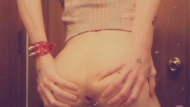 Slutty Femboy - Spitting In My Hand, Rubbing It In My Ass, And Fingering My Tight Pretty Asshole While I Spread My Gaped Hole WIDE! video from FemboyButtSlutt2000