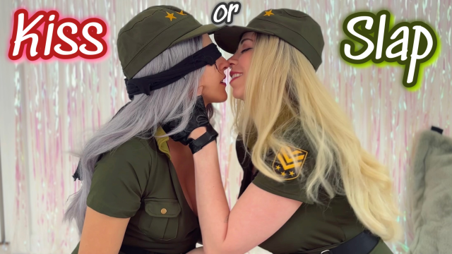 Blindfolded Cartoon Trivia - Kiss or Slap video from Kim And Vivi