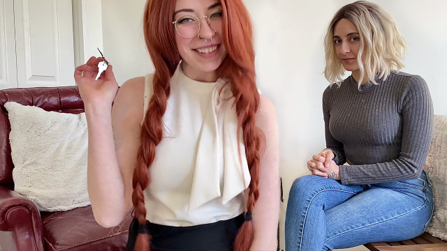 Caged by Couple's Therapist P1 - SPH, Chastity, Cuck, Denial video from Kim And Vivi