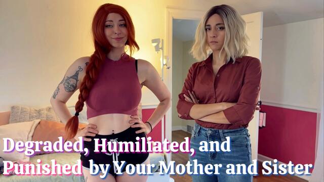 CEI from step-Mother and step-Sister - Punishment Tasks video from Kim And Vivi