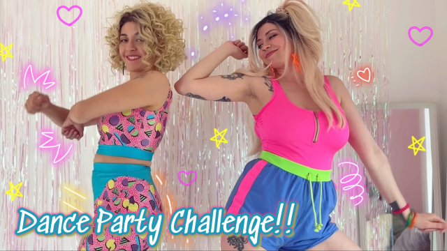 Dance, Freeze, Flirt - Hot Sauce and Hot Seat for the Loser video from Kim And Vivi